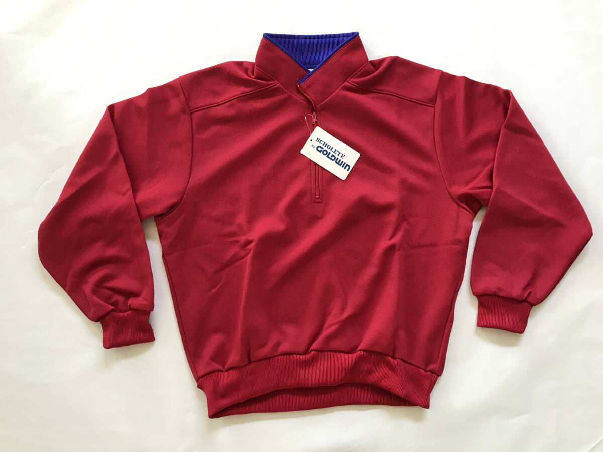 当時物 未使用 デッドストック ゴールドウィン SCHOLETE ジャージ上 ジャケット 体操服 品番:SNW-724 サイズ:S  HF3306拍卖