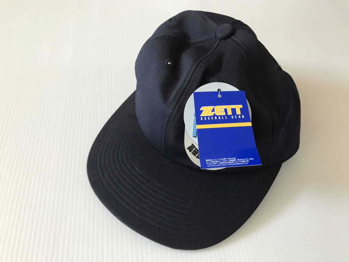 当時物 未使用 デッドストック ゼット ZETT 野球帽子 ベースボールキャップ 品番:BH7401 サイズ:O(59-60㎝)  HF3546拍卖