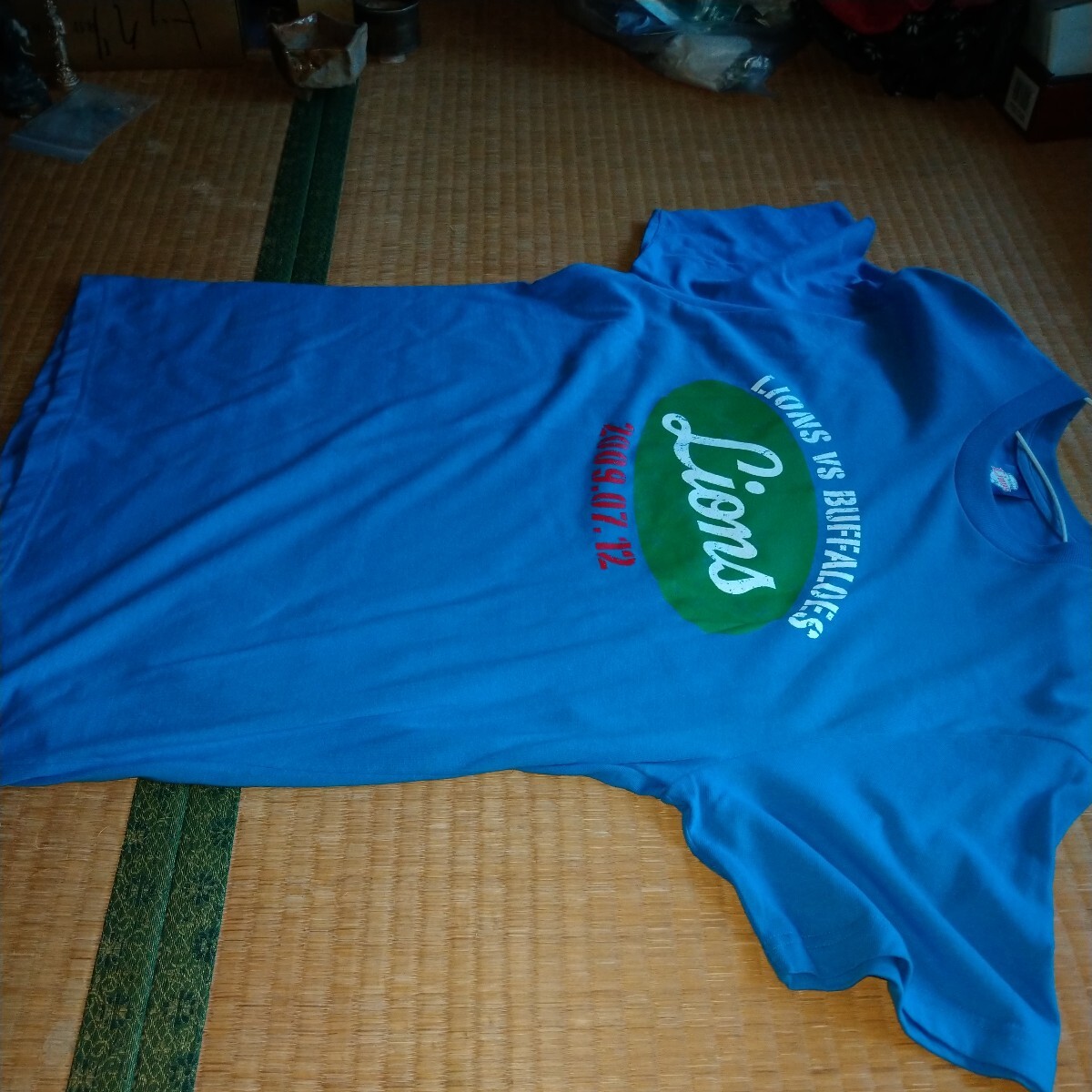 Lions 2009.07.12Tシャツ 半袖 古着(断捨離)バックプリント拍卖