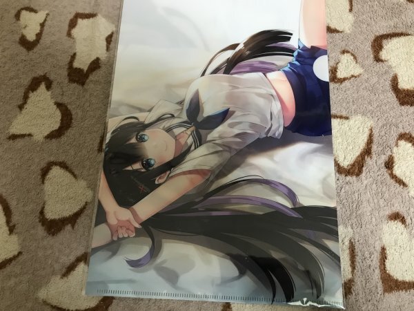 d083クリアファイル あやみ) /ハチゴ イラスト展 あやみ展2 ぼくの彼女2 とらのあな 制服 Vtuber ホロライブ 夜空メル 絵師拍卖
