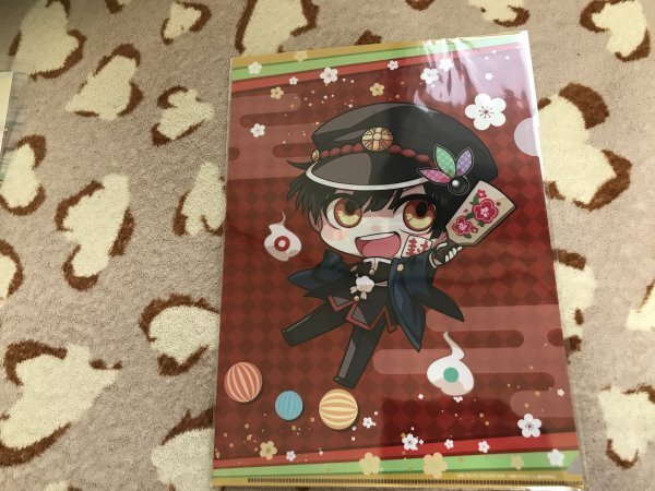 d078クリアファイル 地縛少年花子くん あいだいろ プリンセスカフェコラボ プリカフェ 自縛少年花子くん拍卖