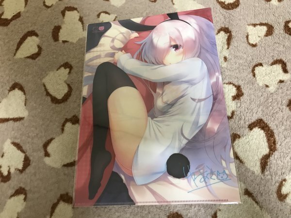 d084クリアファイル ゆあさ C95/猫じゃらされ メロンブックス特典拍卖