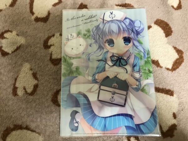 d074クリアファイル ご注文はうさぎですか? チノ(ゆき恵) C89/Peach Candy拍卖