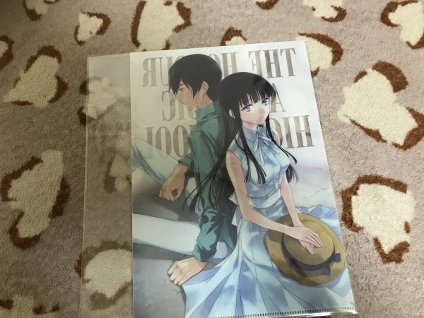 d077クリアファイル 魔法科高校の劣等生 電撃大王特典 非売品 司波深雪拍卖