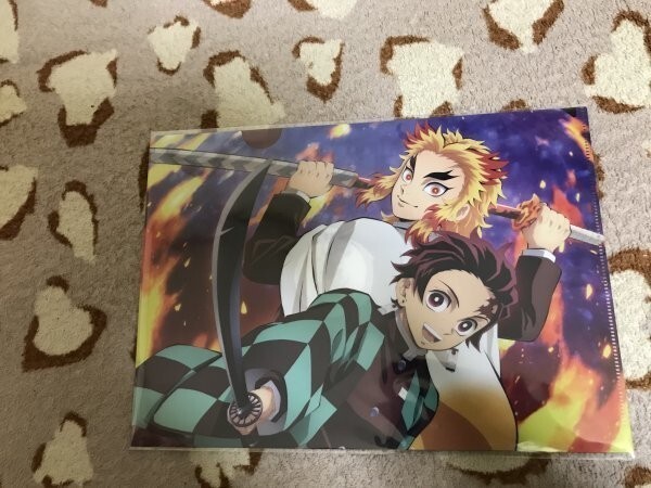d075クリアファイル 鬼滅の刃 ローソンHMV ufotable 炭治郎 煉獄拍卖