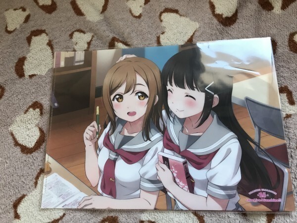 d074クリアファイル ラブライブ!サンシャイン! トレーディング 花丸 ダイヤ拍卖