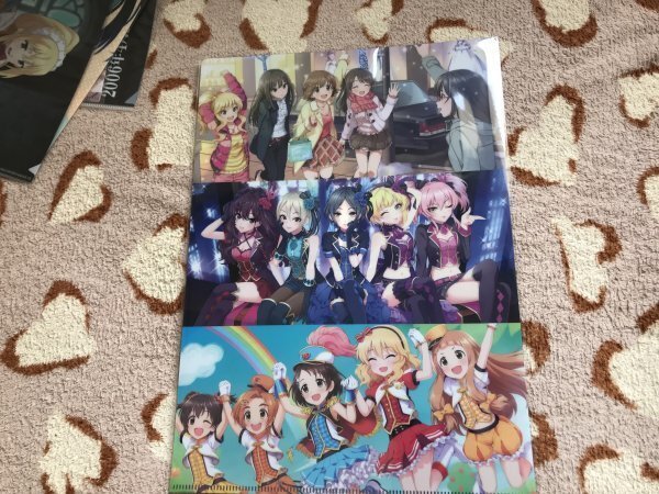 d076クリアファイル アイドルマスター シンデレラガールズ 4thライブ特典 渋谷凛 島村卯月 一ノ瀬志希 櫻井桃華拍卖