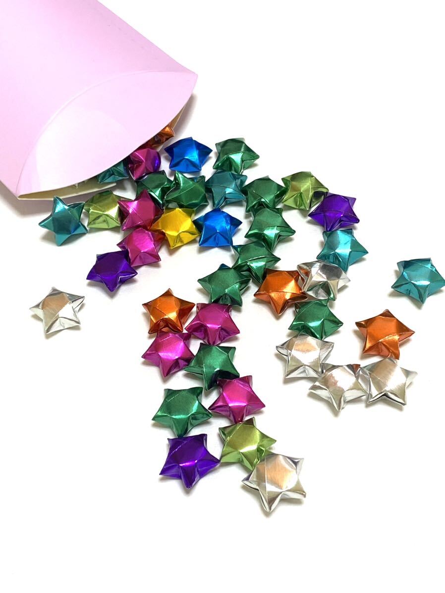 ハンドメイド★折り紙 星 スター キラキラ 50個 箱入り(957)拍卖