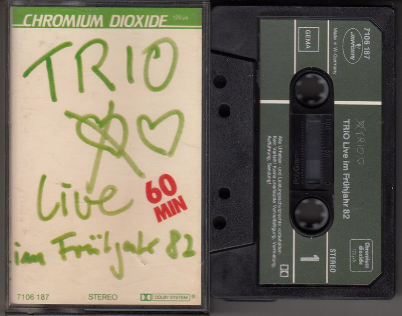 【カセット】TRIO - Live Im Fruehjahr 82【1982年NDW/Da Da Da】拍卖