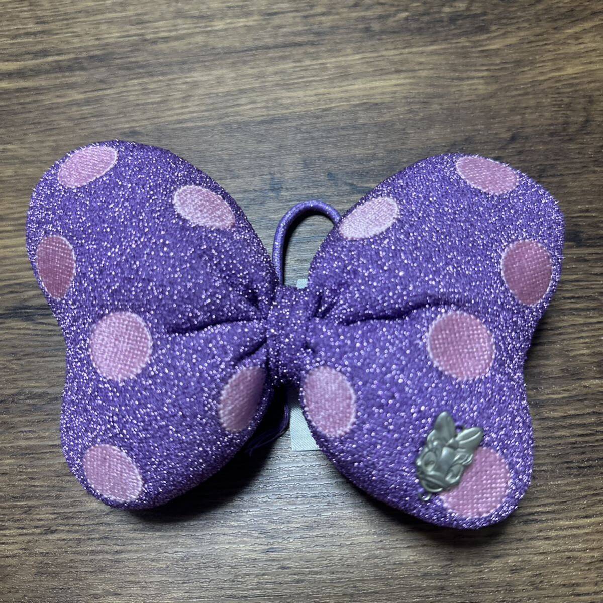 【廃盤レア入手困難】新品同様ディズニーランド購入 デイジー ラメリボンヘアゴム大 ヘアポニー ヘアアクセ 東京ディズニーリゾート拍卖