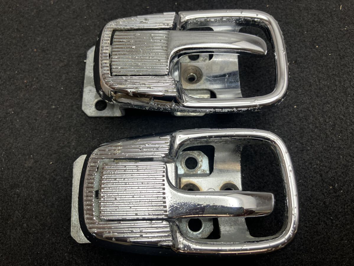 VW純正 空冷VW 空冷ワーゲン タイプ1 タイプ3 カルマンギア 純正 クローム ドア インナーハンドル カバー セット拍卖