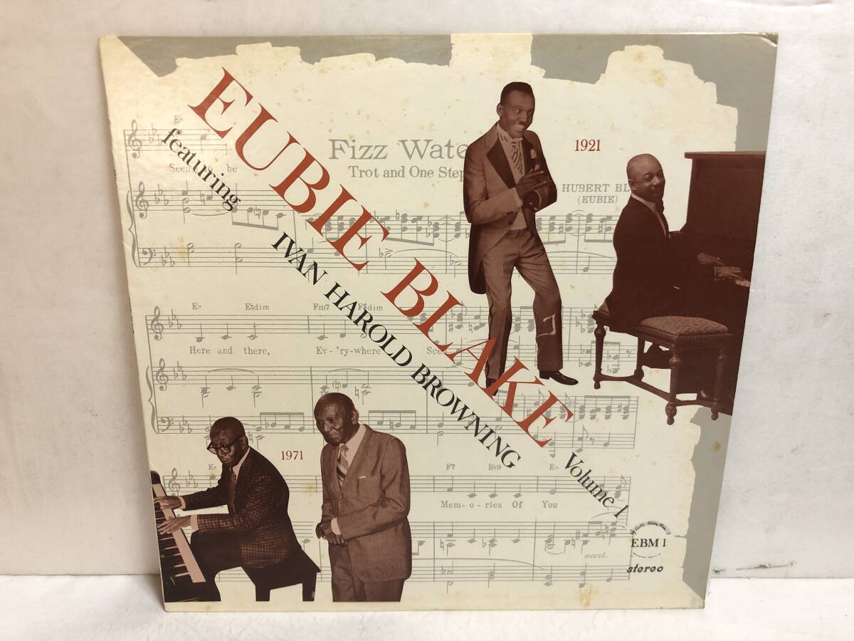 40705S 輸入盤 12inch LP★EUBIE BLAKE/VOLUME 1/EUBIE BLAKE featuring IVAN HAROLD BROWNING★EBM-1拍卖