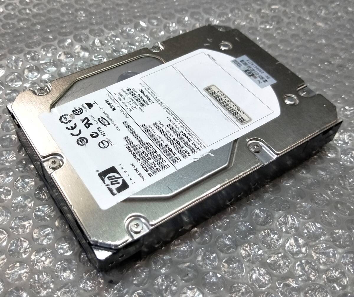 【中古パーツ】 3.5インチ HP DF0300B8053 15K SAS 300GB HDD 正常品 1台■ SAS 2085拍卖