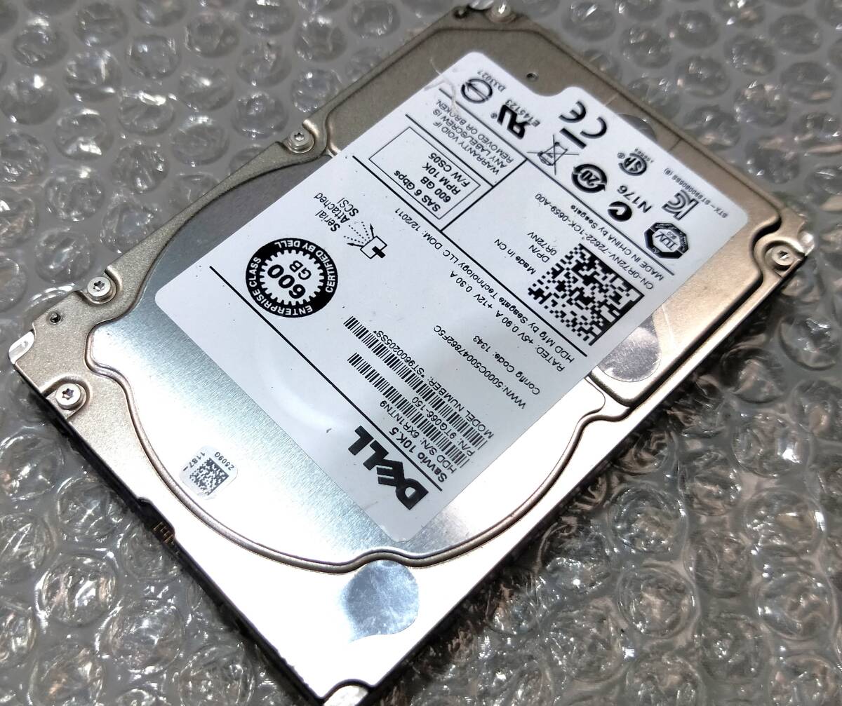 【中古パーツ】 2.5インチ DELL ST9600205SS 10K.5 600GB HDD 正常品 1台■ SAS 2685拍卖