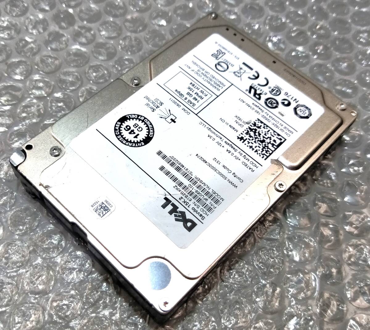 【中古パーツ】 2.5インチ HP ST9146852SS 10K.2 SAS 146GB HDD 正常品 1台■ SAS 2681拍卖