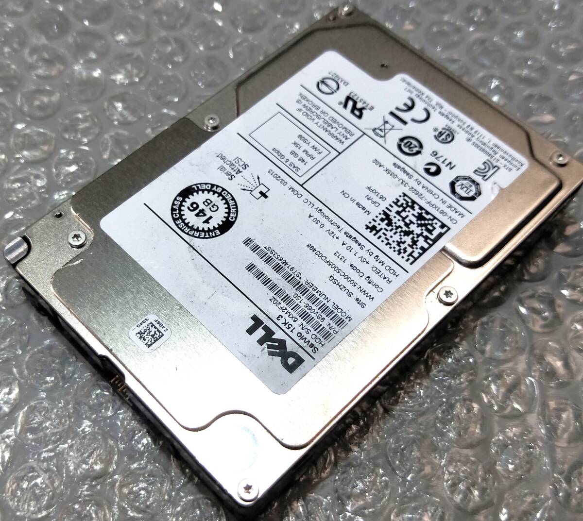 【中古パーツ】 2.5インチ DELL ST9146853SS 15K.3 SAS 146GB HDD 正常品 1台■ SAS 2678拍卖