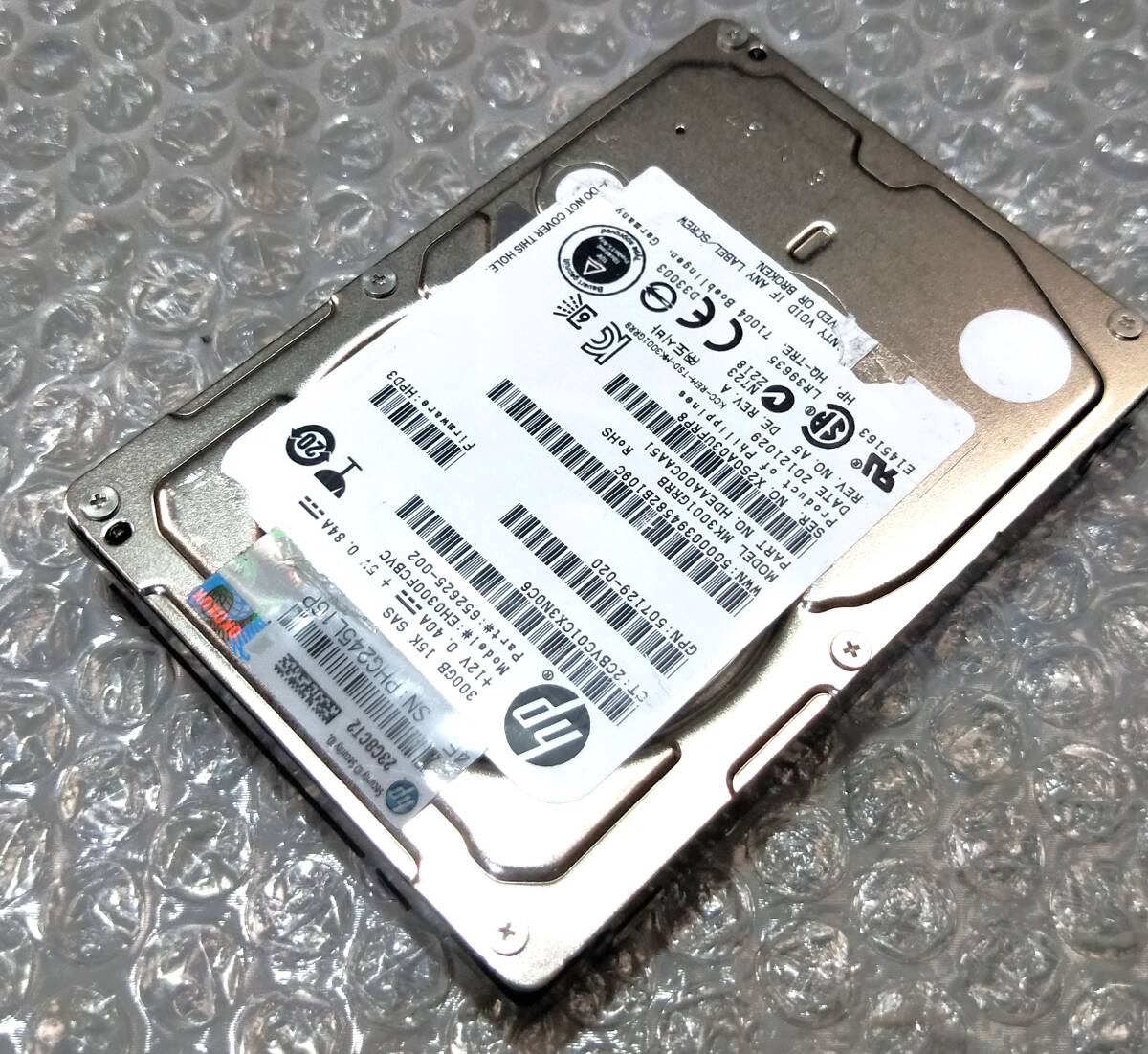 【中古パーツ】 2.5インチ HP EH0300FCBVC 15K SAS 300GB HDD 正常品 1台■ SAS 2636拍卖
