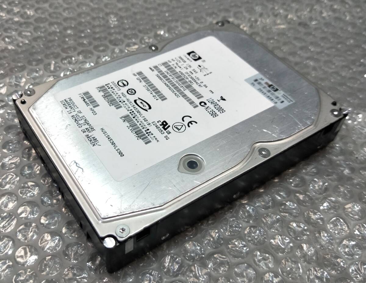 【中古パーツ】 3.5インチ HP DF0300BAERF 15K SAS 300GB HDD 正常品 1台■ SAS 2086拍卖