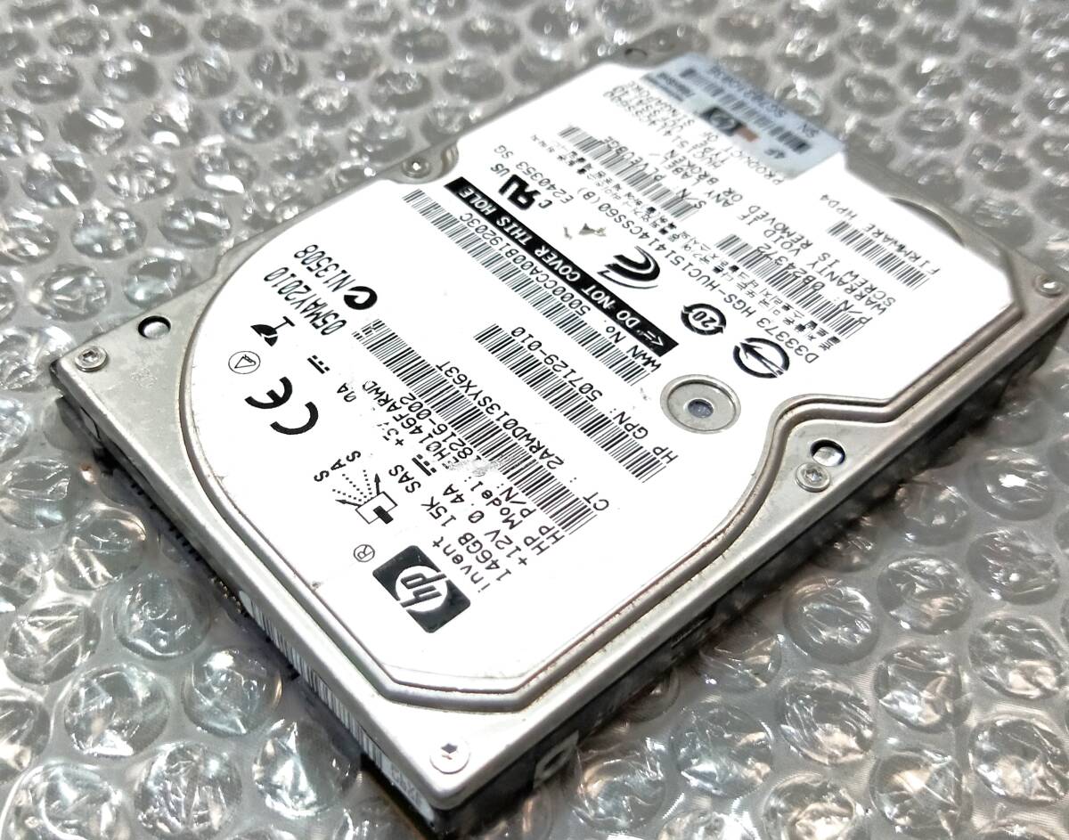 【中古パーツ】 2.5インチ HP EH0146FARWD 10K SAS 146GB HDD 正常品 1台■ SAS 2225拍卖
