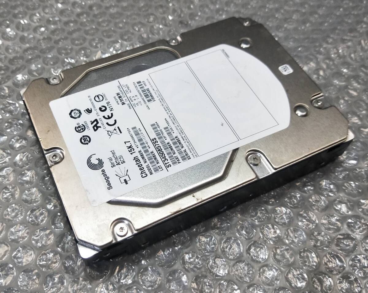 【中古パーツ】 3.5インチ Seagate ST3450857SS 15K SAS 450GB HDD 正常品 1台■ SAS 2142拍卖