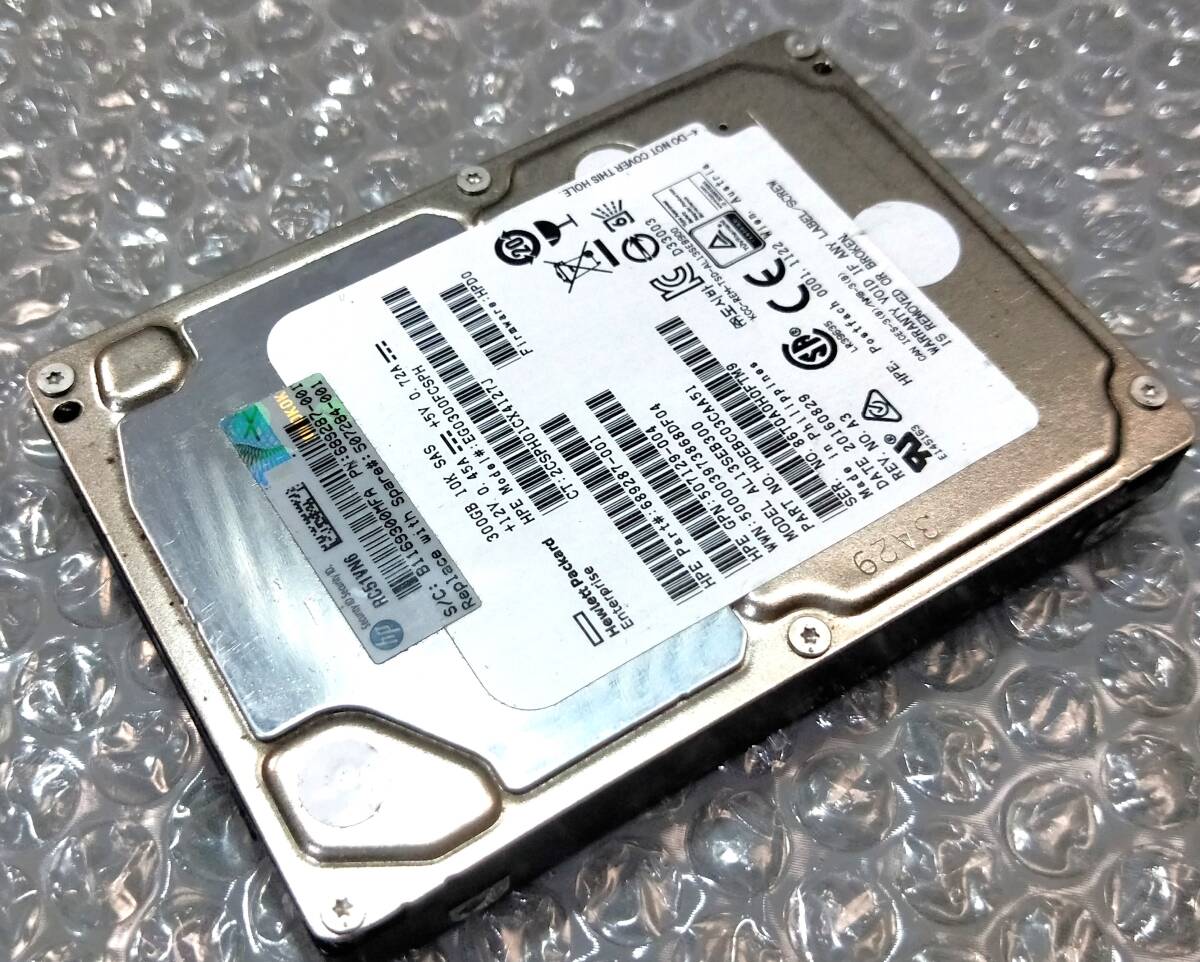 【中古パーツ】 2.5インチ AL13SEB300 10K SAS 300GB HDD 正常品 1台■ SAS 2228拍卖