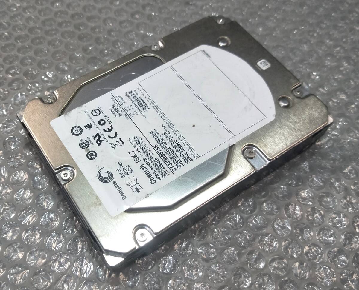 【中古パーツ】 3.5インチ Seagate ST3450857SS 15K SAS 450GB HDD 正常品 1台■ SAS 2135拍卖