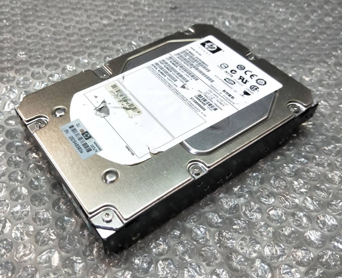【中古パーツ】 3.5インチ HP DF0300B8053 15K SAS 300GB HDD 正常品 1台■ SAS 2105拍卖