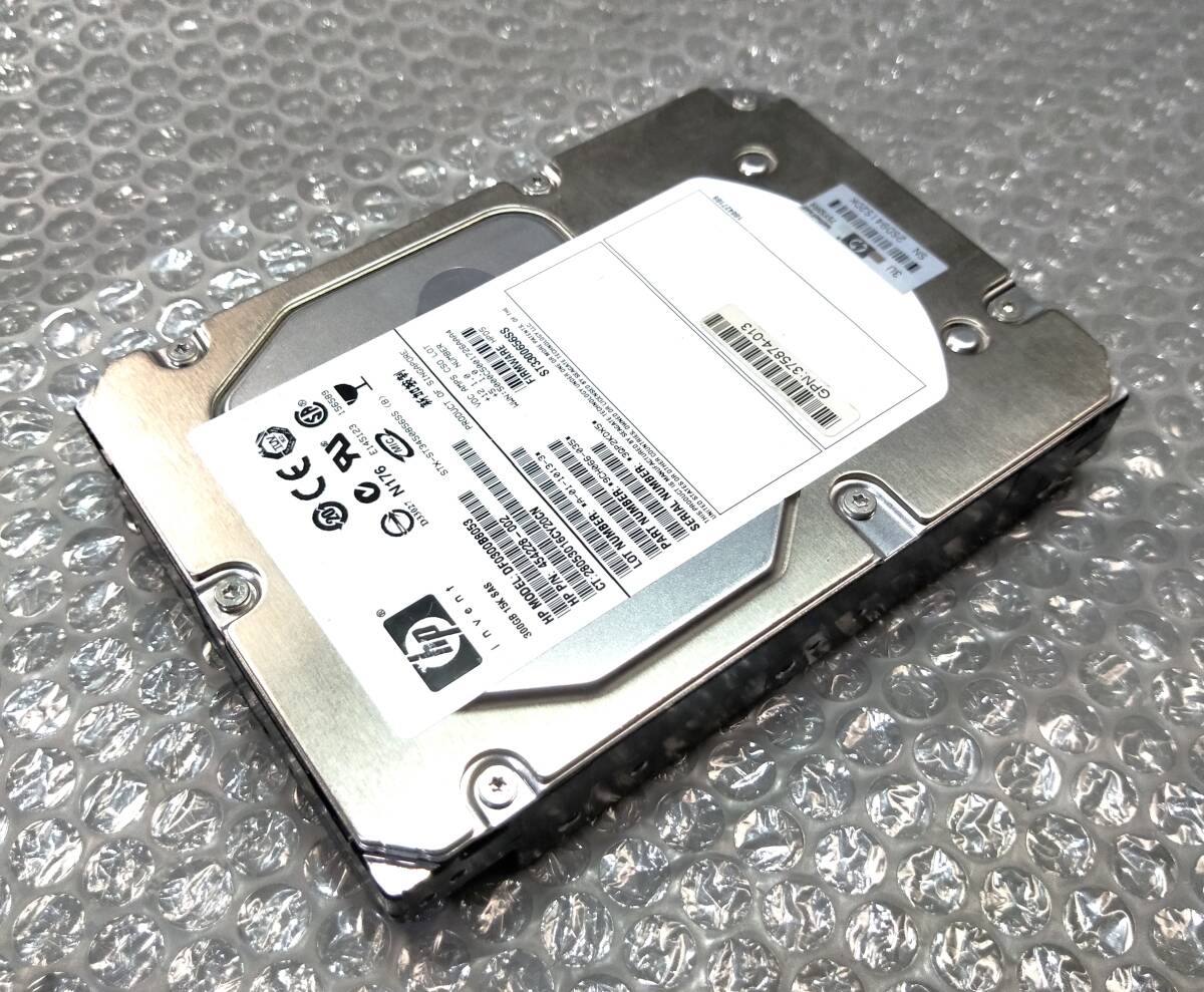 【中古パーツ】 3.5インチ HP DF0300B8053 15K SAS 300GB HDD 正常品 1台■ SAS 2040拍卖