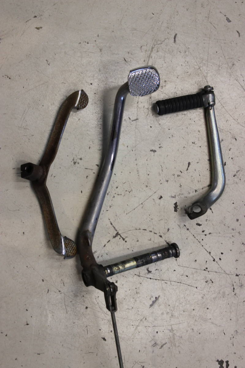 516☆AA01 スーパーカブカスタム☆純正ペダルSET ブレーキペダル・シフトペダル・キックペダル☆拍卖