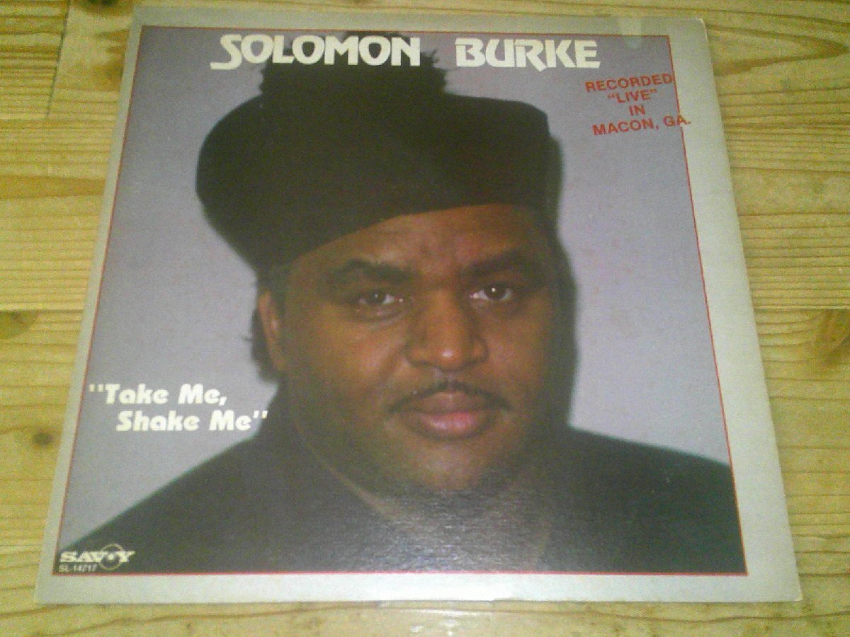 LP:SOLOMON BURKE TAKE ME, SHAKE ME ソロモン・バーク:US盤拍卖