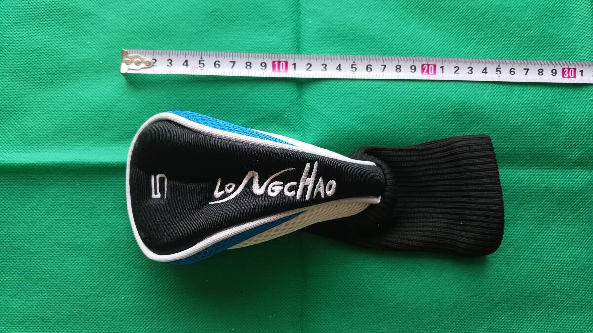 ★★LONG CHAO ゴルフ ヘッドカバー 5W用 (黒×青)E39拍卖