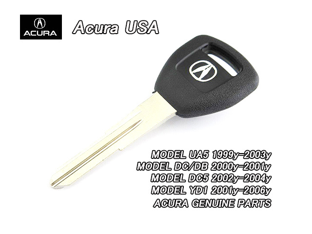 UA4UA5インスパイア.セイバー【ACURA】アキュラ3.2TL純正USブランクキー/USDM北米仕様Blank.Key鍵Aマーク入りホンダ溝彫り前のベースUSA拍卖