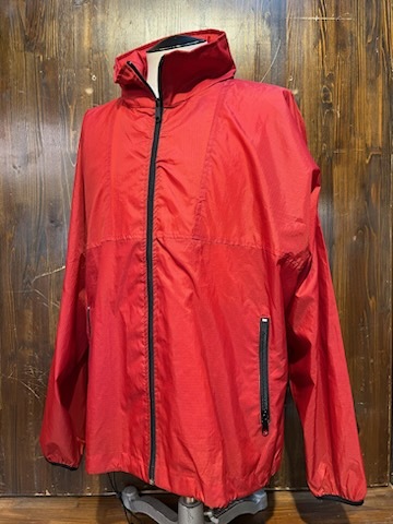 L072 メンズ ブルゾン GERRY ジェリー ジャケット ジップアップ アウトドア 薄手 ナイロン レッド 赤 ゆったり / M (6)拍卖