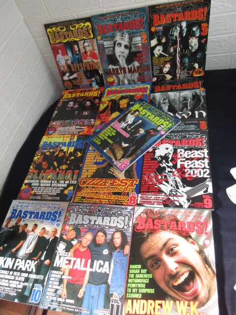 【BASTARDS!バスターズ!/BURRN!】VOL.1~13/13冊/CD付き/2001~2004拍卖