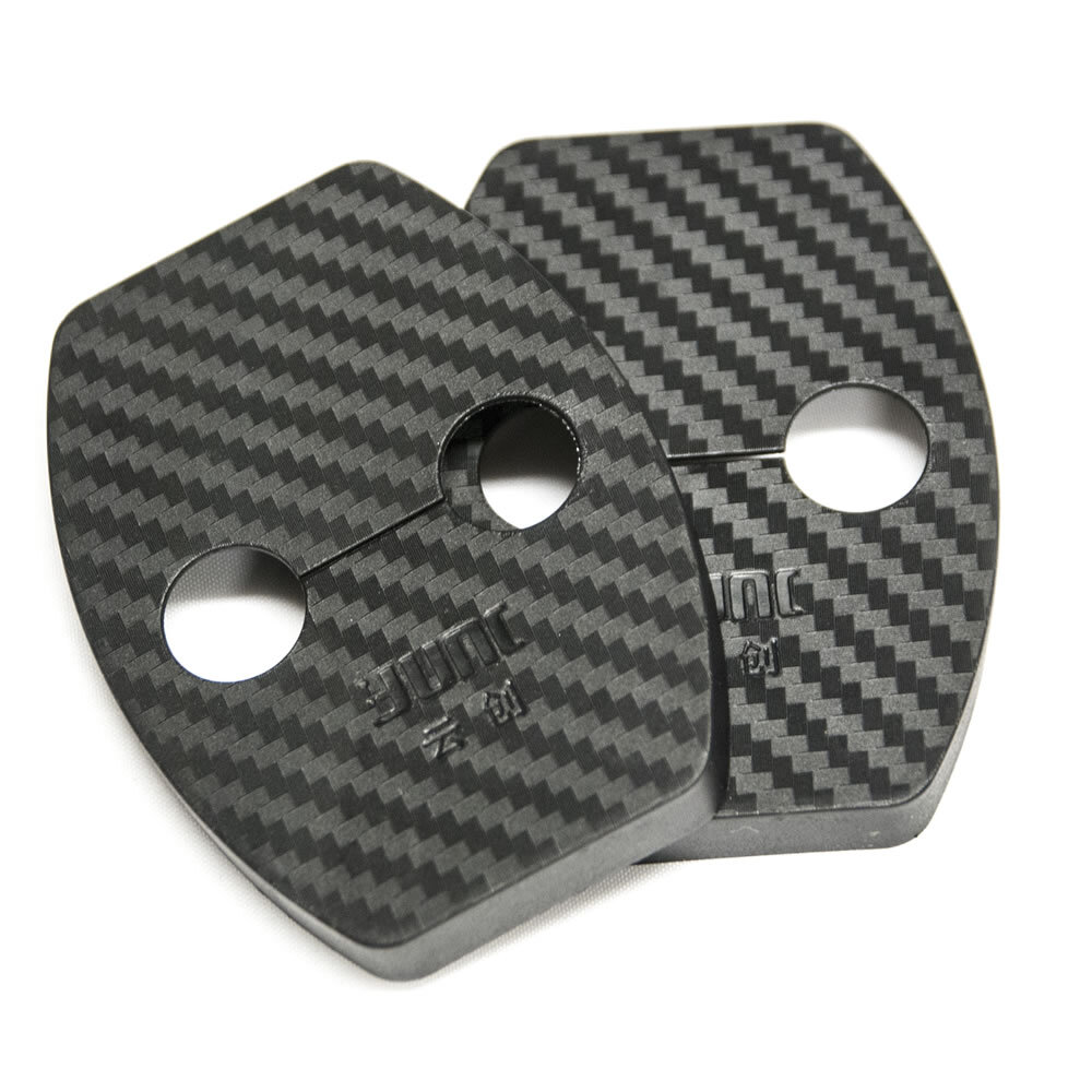 ST03 ZVW30 プリウス ドアストライカー カバー 2個セット カーボン調 タイプA はめ込み拍卖