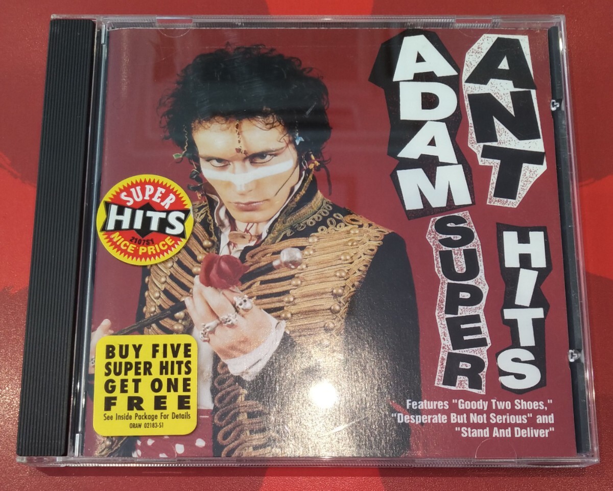 adam ant super hits 廃盤輸入盤中古CD アダム・アント スーパー・ヒッツ adam and the ants & best ベスト EK65443拍卖