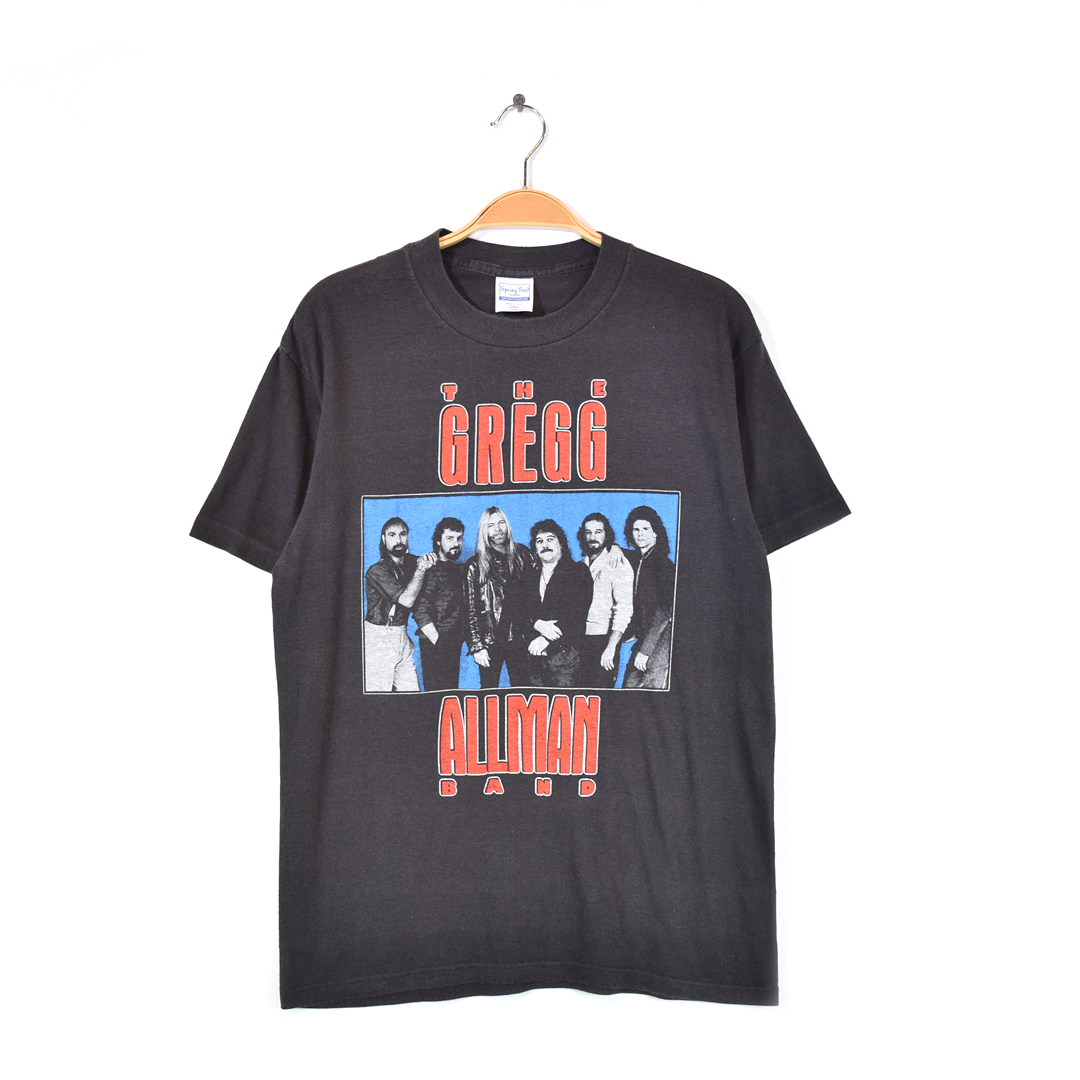 【送料無料】80s グレッグオールマンバンド I'M NO ANGEL ヴィンテージTシャツ バンドTシャツ GREGG ALLMAN BAND サイズL 古着 @AAA1572拍卖