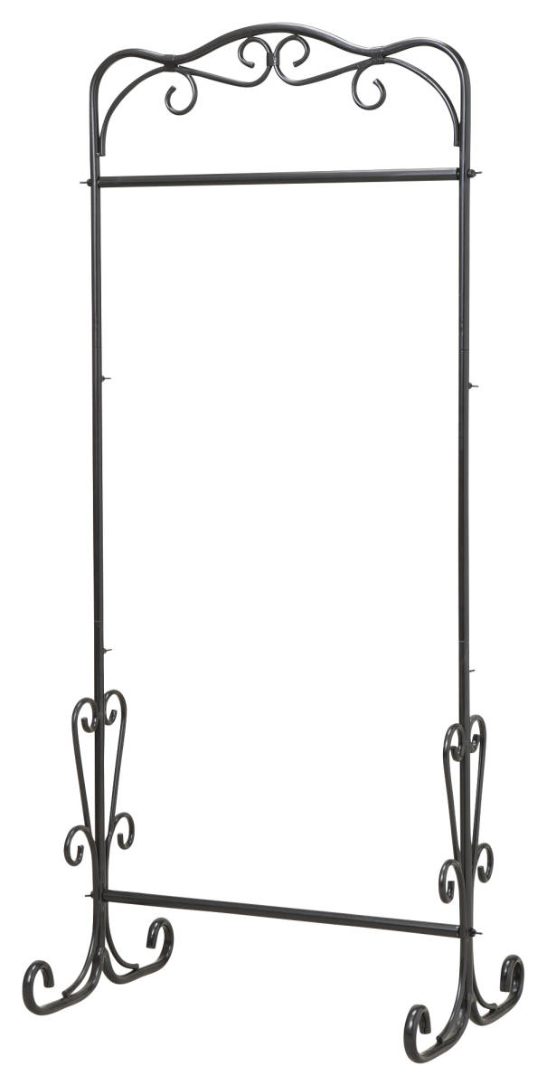 ★自宅で北欧気分を感じる ブティックハンガー! ハンガーラック (SI-1731/BK) 業務用 収納家具 おしゃれ コートハンガー ワードローブ拍卖