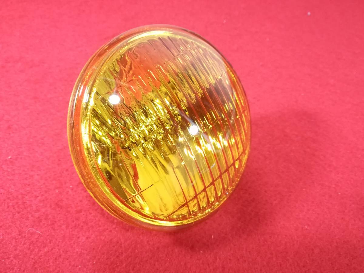 4.5インチ 12V シールドビーム 60W/60W ハイ&ロー アンバー イエロー エレクトロライン 1拍卖