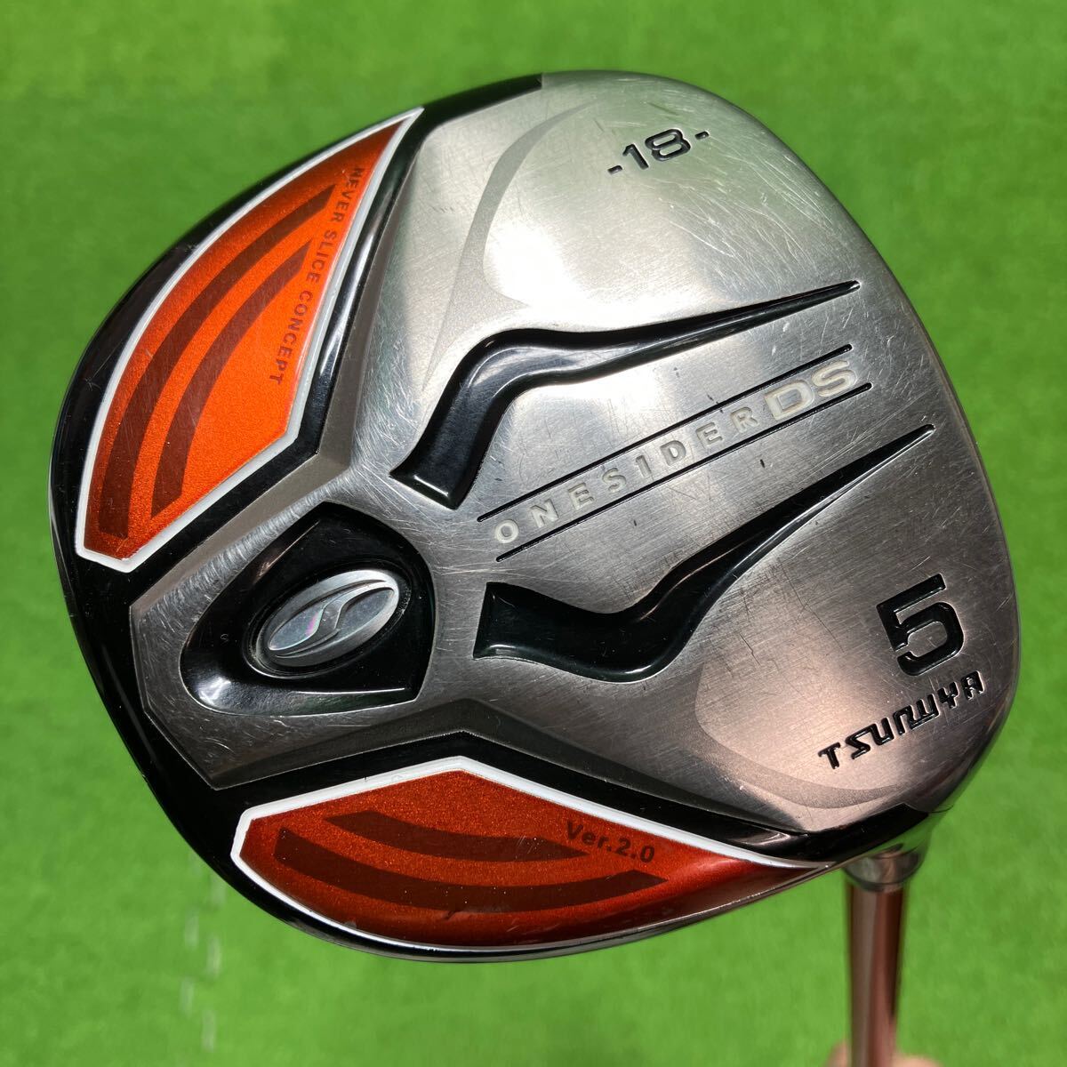 AF-127 TSURUYA ツルヤ ONESIDER DS フェアウェイウッド#5 18° オリジナルシャフト カーボン フレックスR 全国送料無料拍卖