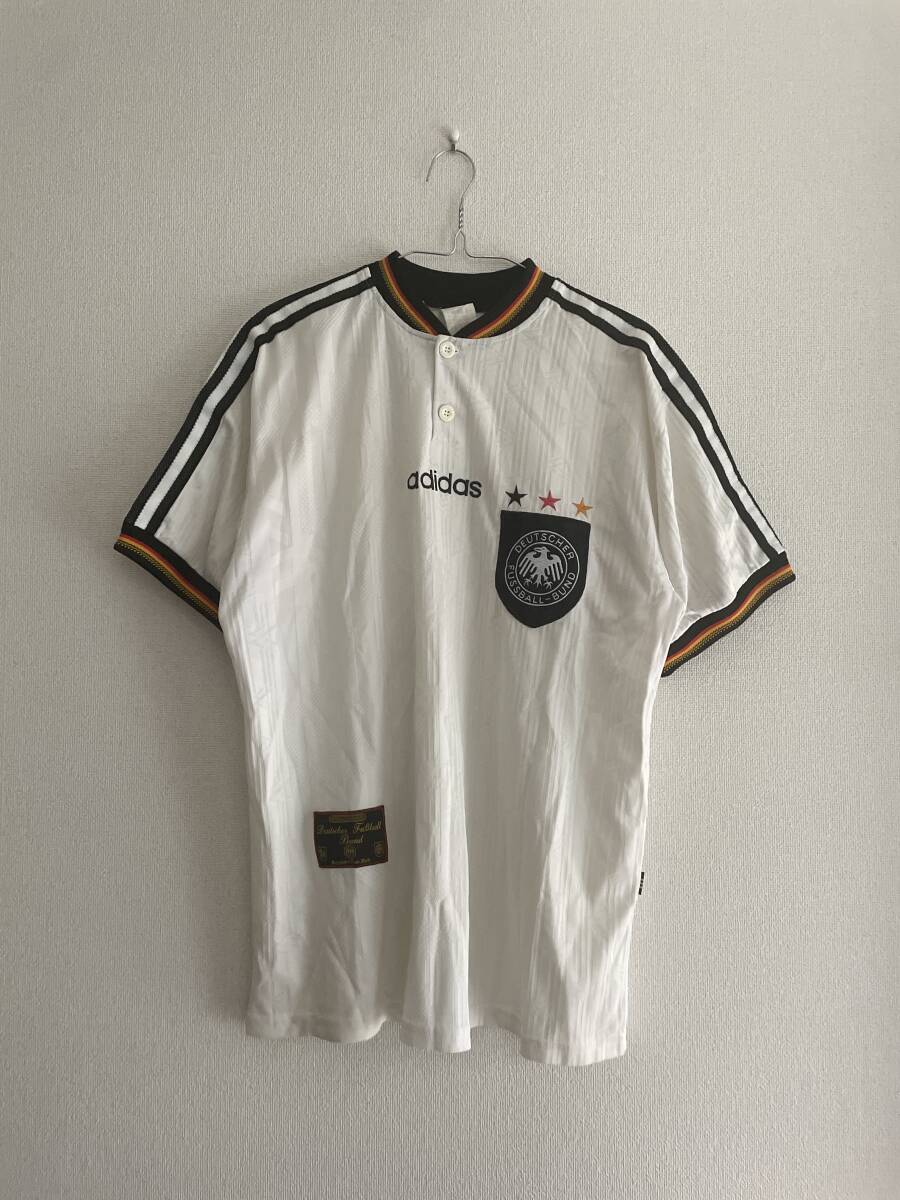 A7/161★ユーロ 96★EURO 1996★ポルトガル製 PORTUGAL★アディダス adidas ドイツ代表 GERMANY 96 Home ユニフォーム 日本正規品☆M拍卖