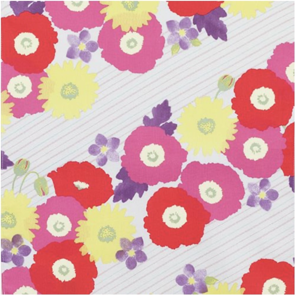 #風呂敷 45 こはれ ふろしき「フラワースタライブ グレー」ふくさとしても使えるサイズ M20-21413-117拍卖