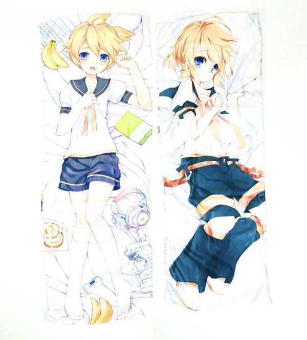 抱き枕カバー ケース 鏡音レン 初音ミク 白幼 100*35 寝 巡音ルカ 鏡音リン KAITO GUMI 国内 タペストリー拍卖