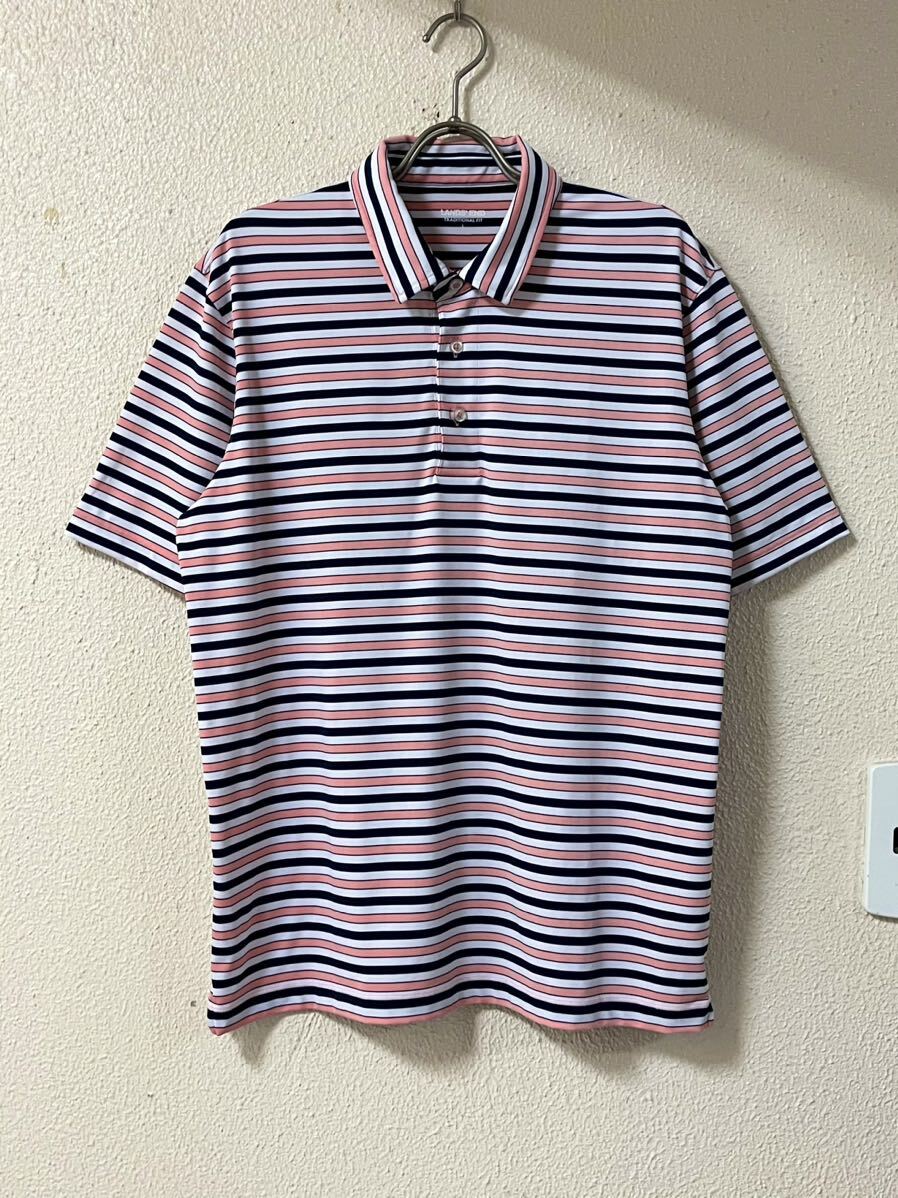 ランズエンド ジャージ ドライ マルチボーダー シャツ拍卖