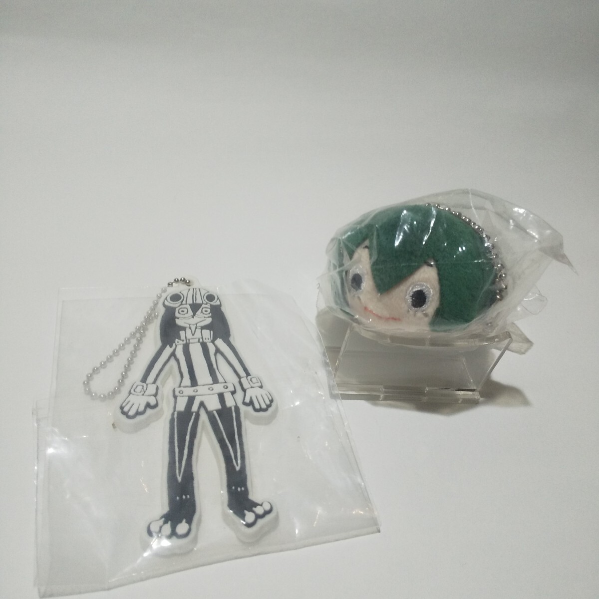 【僕のヒーローアカデミア】一番くじ ラバーストラップ& もちもちマスコットミニ セット【蛙吹梅雨】ヒロアカ ぬいぐるみ拍卖