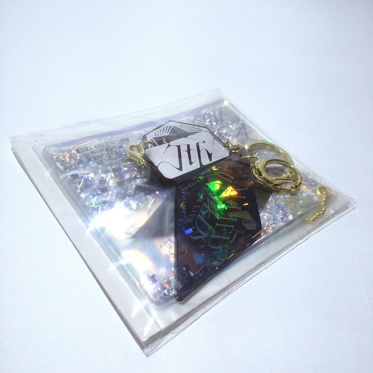 チケット特典【あんさんぶるスターズ!! DREAM LIVE ALLIEDWORLDS】ロゴチャーム付き グリッターカードケース あんスタ拍卖