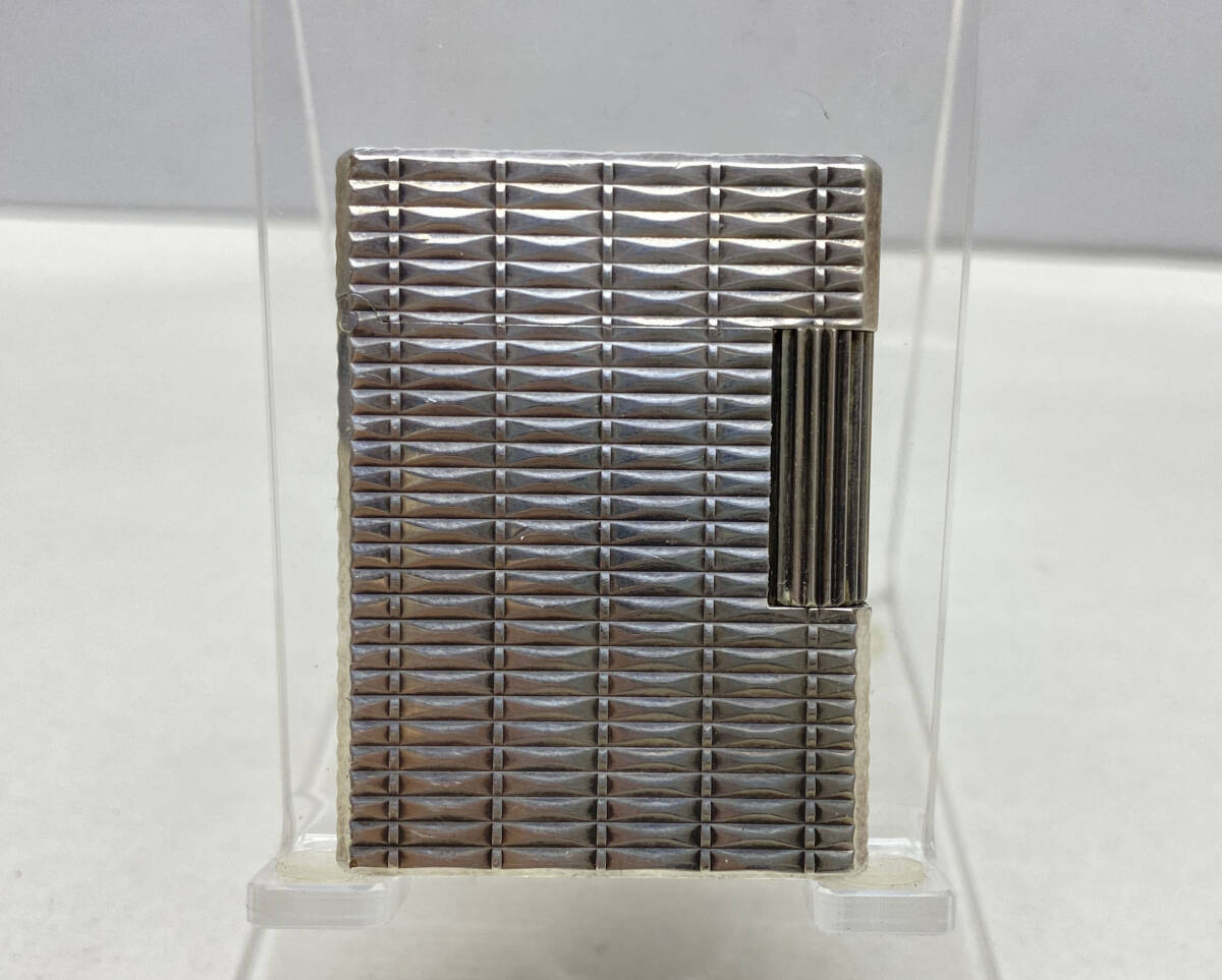S.T.Dupont LINE1S ライン1S デュポン 都彭 ガスライター シルバー色 火花OK拍卖