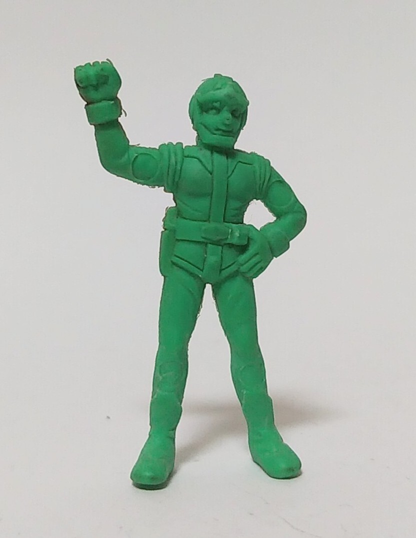 ☆機動戦士ガンダム☆消しゴム☆アムロ・レイ  (緑色)☆アロム表記☆中古品☆当時モノ☆ガン消し☆拍卖