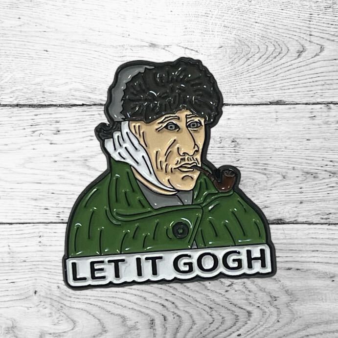 121 ピンバッジ ピンズ ブローチ ゴッホ 偉人 ヴィンテージ アメリカン雑貨拍卖