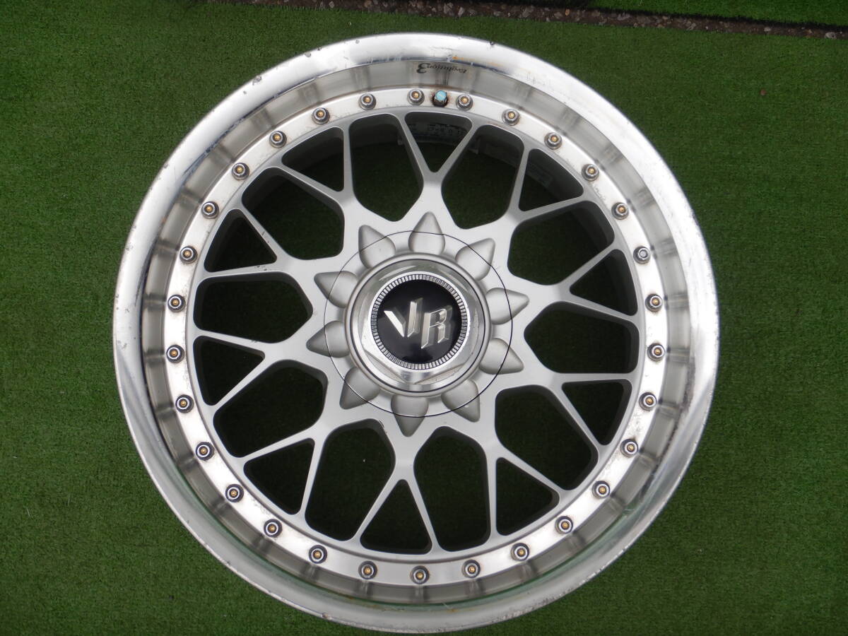 ★RAYS VR EV-3 2ピース 鍛造 深リム★17×8JJ OFF:+44 PCD114.3-5/4H ハブ径;73mm 傷、汚れ、錆、塗装がれ等あり 1本 MADE IN JAPAN拍卖